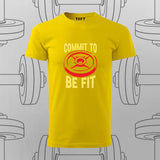 Commit to Be Fit T-Shirt For Men – Fitness Motivation Apparel