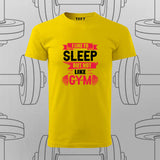 Sleep vs. Gym Funny Fitness T-Shirt – For Men