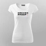 Hacken Proof - Women's Cybersecurity Tech Tee