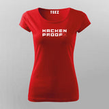 Hacken Proof - Women's Cybersecurity Tech Tee