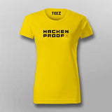 Hacken Proof - Women's Cybersecurity Tech Tee