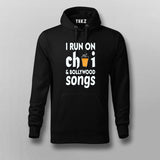 I Run On Chai & Bollywood Songs T shirt For Men