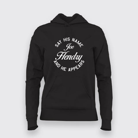 joew henry black hoodie for women