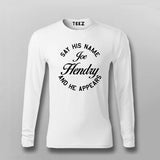 jOE HENDRY white t shirt full sleeve for men