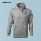 kubernetes-grey--zipper-hoodie