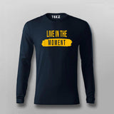 Live in the Moment Tee - Inspirational Everyday Wear by Teez