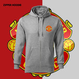 Manchester United  Cotton & Zipper Hoodie for Men