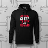 Sleep vs. Gym Funny Fitness T-Shirt – For Men