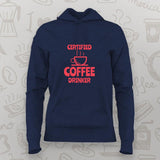 Certified Coffee Drinker T-Shirt for Women-Caffeine Lover Tee