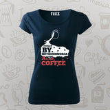 "Fueled by Mitochondria & Coffee T-Shirt for Women"