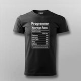 Programmer Nutrition Facts Tee - Funny and Geeky Wear by Teez