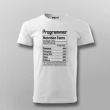 Programmer Nutrition Facts Tee - Funny and Geeky Wear by Teez