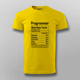 Programmer Nutrition Facts Tee - Funny and Geeky Wear by Teez