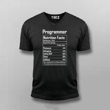 Programmer Nutrition Facts Tee - Funny and Geeky Wear by Teez