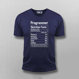 Programmer Nutrition Facts Tee - Funny and Geeky Wear by Teez