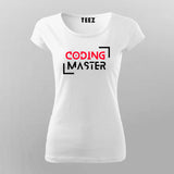 Coding Master T-shirt For Women Online India