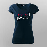 Coding Master T-shirt For Women Online India