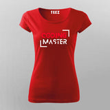 Coding Master T-shirt For Women Online India