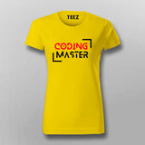 Coding Master T-shirt For Women Online India