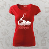 "Fueled by Mitochondria & Coffee T-Shirt for Women"