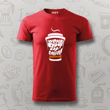 "Cup of Positivi-Tea Coffee T-Shirt for Men"