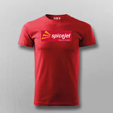 Spicejet Logo T-shirt For Men