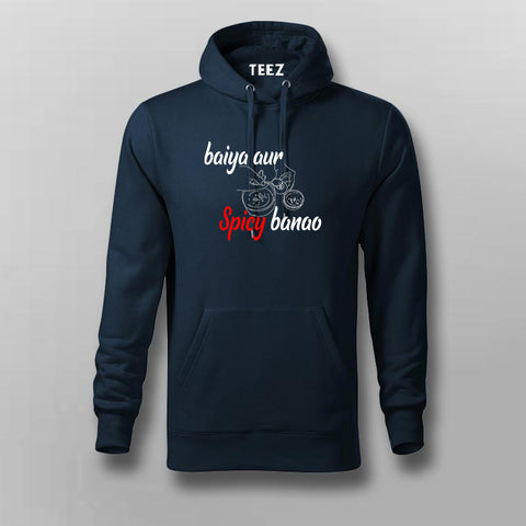 spicy Navy Hoodie Fo rMen