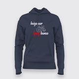 spicy Navy Hoodie For Women