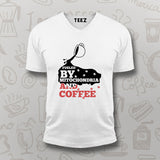 "Fueled by Mitochondria & Coffee T-Shirt for Men"