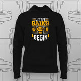 Let the Gains Begin Hoodie For Women – Motivational Gym