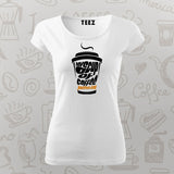 "Cup of Positivi-Tea Coffee T-Shirt for Women"