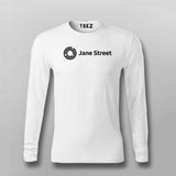 Jane Street Logo T-Shirt For Men – Minimalist Design