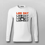 Leg Day T-Shirt – Funny Gym Workout Tee for Men