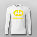 Beerman T-Shirt for Men – Funny Beer Lover Tee Online India