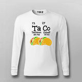 Ta Co Chemistry Pun T-Shirt For Men - Funny Science & Food