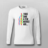 I Was Sane a Few Merges Ago T-Shirt For Men – Funny Developer