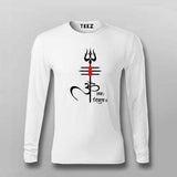 Om Namah Shivaya Mahadev T-Shirt For Men- Spiritual Elegance