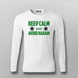 Keep Calm and Avoid Haram T-Shirt for Men - Faithful and Bold