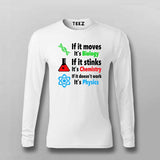 Biology Chemistry Physics T-Shirt For Men - Science Lover Tee