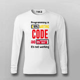 10% Code, 90% Debugging T-Shirt For Men – Funny Programmer