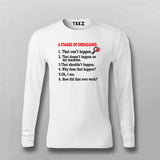 6 Stages of Debugging T-Shirt For Men – Funny Programmer