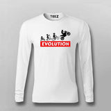 Bike Evolution T-Shirt For Men - Biker's Journey