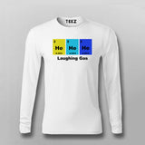 Laughing Gas Funny Chemistry & Science T-Shirt  For Men