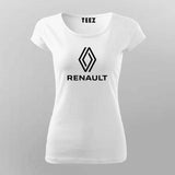 Renault Logo T-Shirt For Women – Iconic French Automotive Style