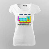 I Wear This Shirt Periodically T-Shirt For Women - Funny Science Tee