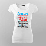 Science Lab T-Shirt For Women - Fun Chemistry & Experiment