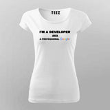 I'm a Developer T-Shirt for Women - Coder & Programmer Tee