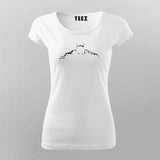 Batman Silhouette T-Shirt For Women - Unleash the Dark Knight