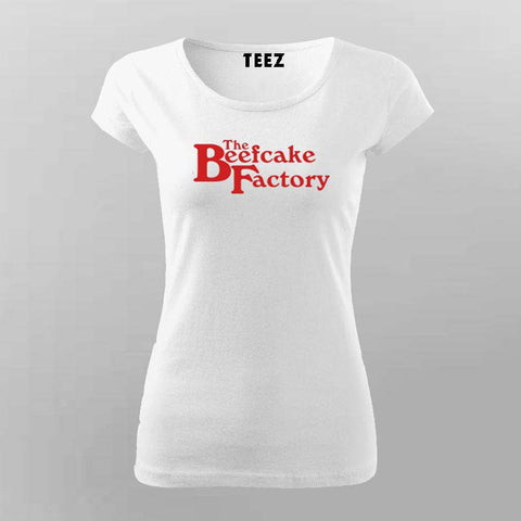 Beefcake Factory Gym T-Shirt – Funny Fitness Tee for Women