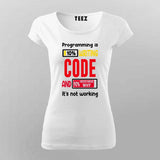 10% Code, 90% Debugging T-Shirt For Women – Funny Programmer